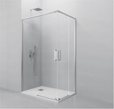 Mampara de Ducha - TWENTY ANGULAR - 2 FIJOS + 2 PUERTAS CORREDERAS - BañoClick